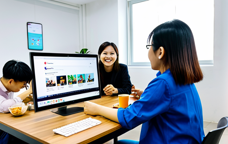 상황에 따른 브랜드 커뮤니케이션 전략 - **Prompt: Agile Vietnamese Marketing Team Catching a TikTok Trend**
A dynamic and diverse team o...