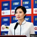 Home 20 상황별 고충처리 소통 전략 - A professional Vietnamese businesswoman in her 30s, dressed in a smart white blouse and navy skirt, ...